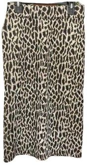 The Loft Petite Black and White Leopard Print
Pencil Skirt Size Medium NWT