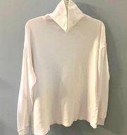 Cambridge Knits White Turtleneck Shirt - Size Large