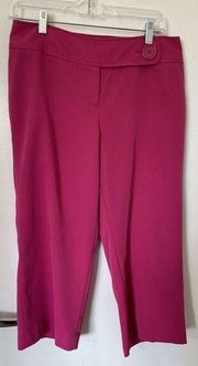 CATO Ladies Pink Capri Size 6 NWOT