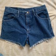 Wrangler cutoff denim shorts