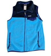 Patagonia Synchilla Fleece Zip Up Color Block Vest