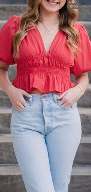 Boutique Red Top