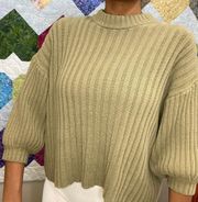 Sweater mock neck