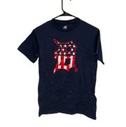 NWT Detroit tigers navy tshirt small