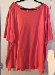 Woman Within Peachy T-shirt - size 3XL