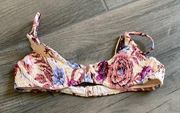 Tori praver floral under wire bikini Everett top