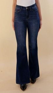 Judy Blue Mid Rise Bootcut Dark Wash Denim Jeans