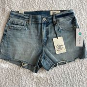 Cosmic Blue Love Women’s High Rise Cutoff Shorts 28 NWT Stitch Fix