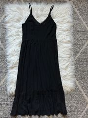 Black Cami Midi Dress