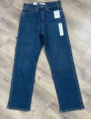 Levi Strauss High Rise Straight Jeans Size 6/W28 New