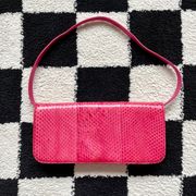 Giani Bernini Pink Snakeskin Shoulder Bag