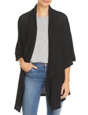 STATUS by CHENAULT | Textured Cascade Front Cardigan Small