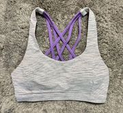 NWOT Lululemon Free To Be Serene Bra *Wee Are From Space Nimbus /Mystic Iris