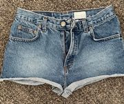 High Wasted Jean Shorts