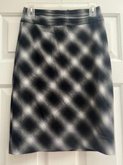 Plaid Pencil Skirt Size 0