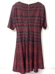 Julian Taylor fit and flare dress ponte 16 EUC