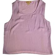 Notations Lavender Sheer Tank Top Size XL Pre-owned