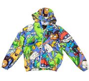 Members Only Jacket Rugrats Nickelodeon Small Hooded Windbreaker