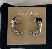 Talbots silver earrings