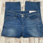 Christopher & Banks NWT The Perfect Jean Shaped Fit Mid Rise Crop Jeans Size 4