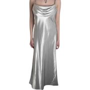 Silver Prom Dress