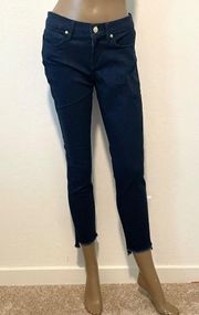 Lilly Pulitzer South Ocean skinny crop jean size 4 Cosmic wash J2 6078