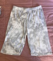 Marble Biker Shorts