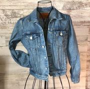 Lucky Brand denim jean jacket size small western denim coat boho jacket​​