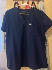 Navy Scrub Top