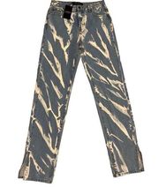 Nwt Lioness Alabama Jeans Tie Dye Denim Designer