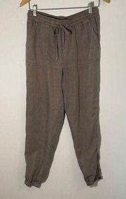 Thread & Supply Tencel Lyocell Casual Joggers. Size Small Wild Truffle/Taupe