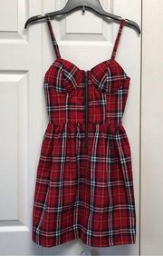 plaid grunge dress