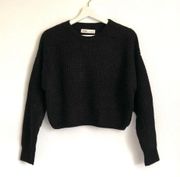 NWT Black Long Sleeve Crew Neck Sweater by