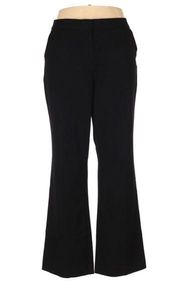 Anne Klein Straight Leg Career Pants Black Size 14 MSRP $89.00