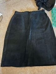 Bagatelle leather skirt 12P