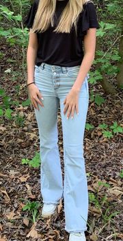 American Eagle High Rise Flare  jeans