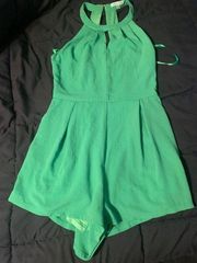 Boutique Romper- Green