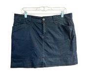 St. John’s Bay Black Skort Sz 14P