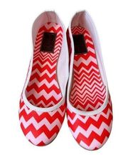 Missoni Orphan Aid Chevron Striped Ballet Flats