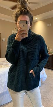 Cowl Neck Sweater With Pockets