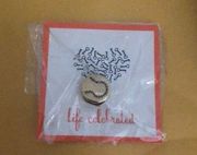 Keep Collective Gold Baseball Charm Key NWT!