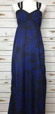 🧚‍♂️Express Royal Blue Cheetah Print Maxi Lagen Look S