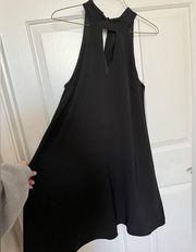 LITTLE BLACK HIGH-NECK DRESS Small