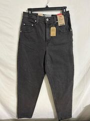 Levi’s  SilverTab High-Waisted‎ Mom Jeans in Black