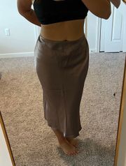 Satin Skirt