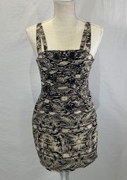 Urban Outfitters Snakeskin Print Mini Dress Size 0