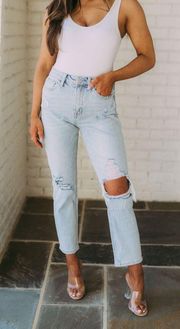 These Three Boutique Janna Stretchy Mom Jeans