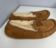 UGG Tan Moccasin Slippers