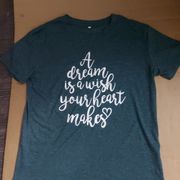 Cinderella Quote T-Shirt Short sleeve Sz S