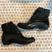 Sperry Top Sider Saltwater Quilted Nylon Duck Boot
STS83229 Black Size 8